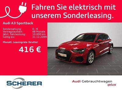Gebraucht Audi A3 S-Line 204 PS (150 kW) 2021 Tangorot metallic Limousine