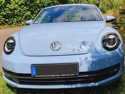 Usata VW Beetle Design 105 CV (77 kW) 2012 Blu Utilitaria