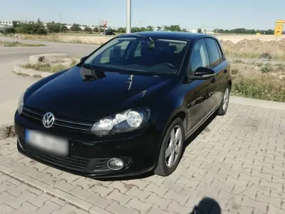 Gebraucht VW Golf VI Team 2010 Schwarz Kleinwagen