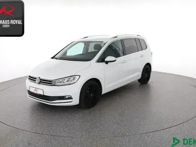 Gebraucht VW Touran Highline 180 PS (132 kW) 2018 Pure white Van / Kleinbus