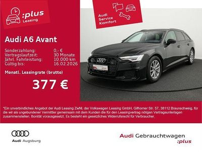 Mythosschwarz metallic Gebraucht 2025 Audi A6 S-Line Kombi | 48.760 € (Guter Preis)