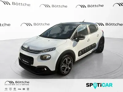 Gebraucht Citroën C3 Shine 82 PS (60 kW) 2019 Lack weiss banquise/deckende lackierung Kleinwagen