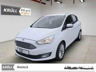 Gebraucht Ford C-MAX Titanium 125 PS (91 kW) 2019 Weiß Van / Kleinbus