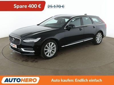 Second-hand Volvo V90 Inscription 190 CP (139 kW) 2017 Negru Break