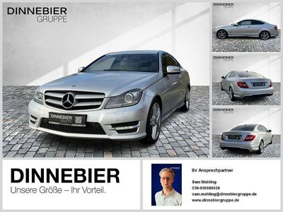 Silber Gebraucht 2014 Mercedes C180 AMG line Coupé | 18.480 € (Fairer Preis)