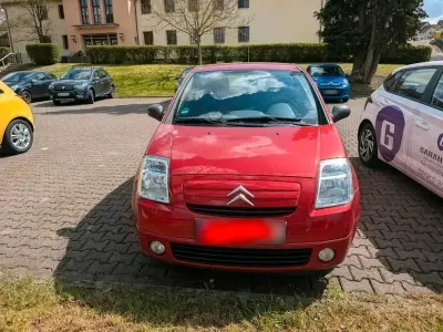Brugt Citroën C2 68 HK (50 kW) 2007 Rød Hatchback
