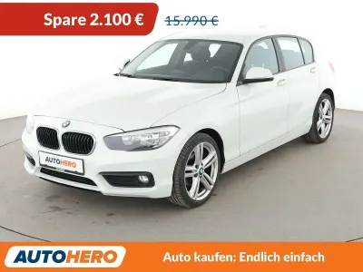 Gebraucht BMW 118 Advantage 136 PS (100 kW) 2019 Weiß Kleinwagen