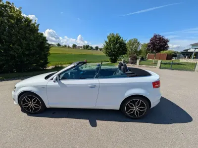 Gebraucht Audi A3 Cabriolet S-Line 160 PS (117 kW) 2011 Weiß Cabrio
