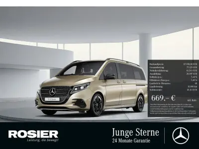 Brugt Mercedes V300 Avantgarde 237 HK (174 kW) 2025 Guld MPV