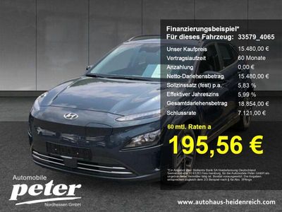 Gebraucht Hyundai Kona 100 kW (136 PS) 2021 Teal mineraleffekt SUV