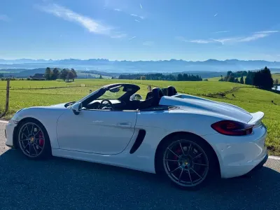 Occasion Porsche Boxster Spyder 375 PK (275 kW) 2016 Wit Cabriolet