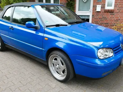Gebraucht VW Golf 75 PS (55 kW) 2000 Blau Cabrio