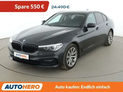 Gebraucht BMW 520 Sport Line 184 PS (135 kW) 2018 Grau Limousine