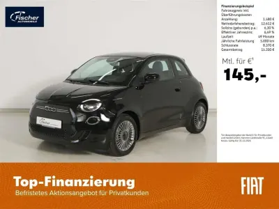 Gebraucht Fiat 500e Icon 69 kW (95 PS) 2023 Onyx schwarz Limousine