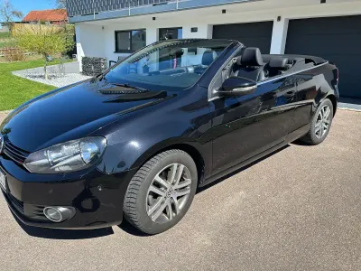 Gebraucht VW Golf Cabriolet 122 PS (89 kW) 2012 Schwarz Cabrio