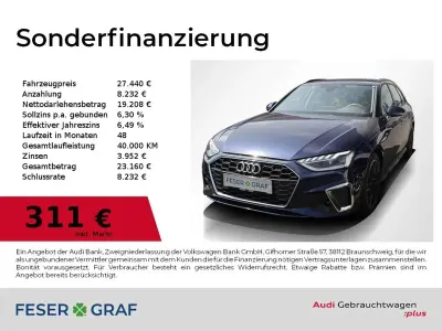 Gebraucht Audi A4 S-Line 163 PS (119 kW) 2024 Navarrablau metallic Kombi