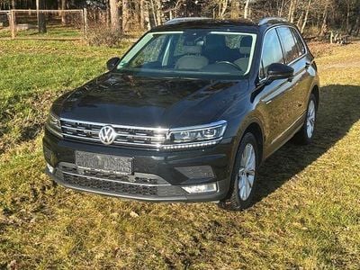 Schwarz Gebraucht 2017 VW Tiguan Highline SUV | 18.500 € (Fairer Preis)