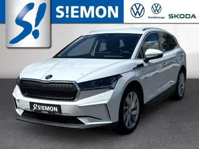 Gebraucht Skoda Enyaq iV ecoSuite 194 kW (265 PS) 2022 Weiss SUV