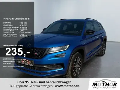 Brugt Skoda Kodiaq RS 239 HK (175 kW) 2020 Blå SUV