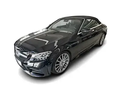 Gebraucht Mercedes C220 AMG 2021 Schwarz Cabrio
