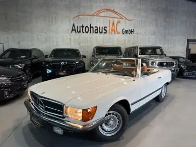 Brugt Mercedes SL450 218 HK (160 kW) 1974 Hvid Cabriolet