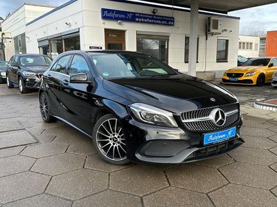 Gebraucht Mercedes A180 AMG line 122 PS (89 kW) 2018 Nachtschwarz Limousine