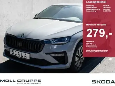 Nowe Skoda Scala 150 KM (110 kW) 2026 Szary Hatchback