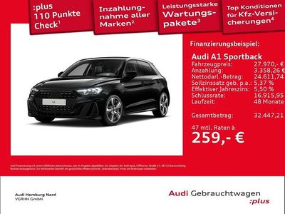 Gebraucht Audi A1 Sportback S-Line 116 PS (85 kW) 2025 Schwarz Kleinwagen