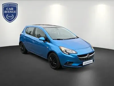 Gebraucht Opel Corsa Edition 90 PS (66 kW) 2018 Blau grau Kleinwagen