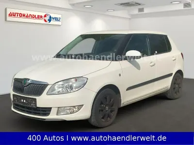 Gebraucht Skoda Fabia 86 PS (63 kW) 2011 Weiß Kleinwagen