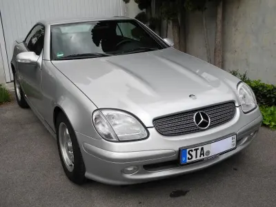 Gebraucht Mercedes SLK200 163 PS (119 kW) 2001 Silber Cabrio