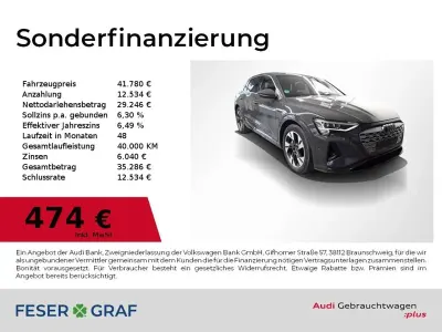Brugt Audi Q8 e-tron Advanced Plus 250 kW (340 HK) 2023 Grå SUV