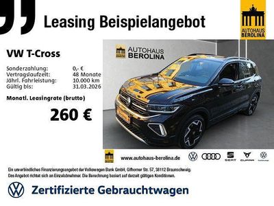 Gebraucht VW T-Cross R-line 150 PS (110 kW) 2025 Schwarz SUV