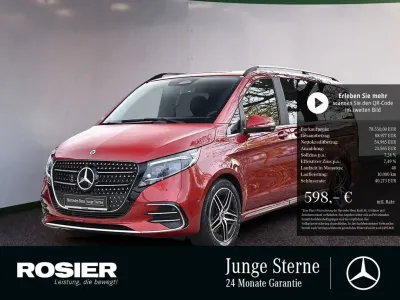 Usata Mercedes V300 Exclusive 237 CV (174 kW) 2025 Rosso Monovolume