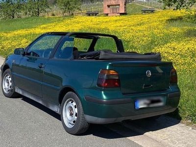 gebraucht VW Golf Cabriolet 3/4 1.6 grün met. zum herrichten