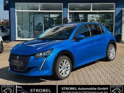 Usata Peugeot e-208 Allure 100 kW (136 CV) 2021 Blu Utilitaria