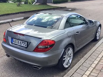 Gebraucht Mercedes SLK200 Sport 184 PS (135 kW) 2008 Silber Cabrio