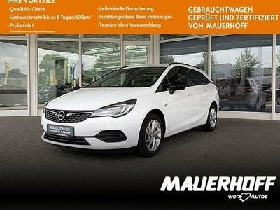 Gebraucht Opel Astra Edition 131 PS (96 kW) 2021 Schneeweiss/summitwhite/arctic Kombi