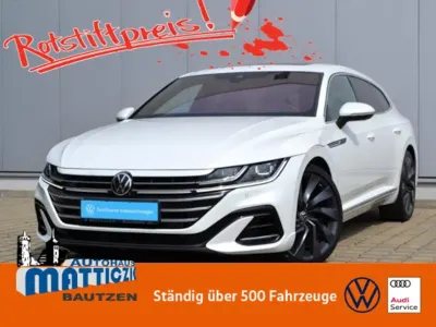 Gebraucht VW Arteon R-line 200 PS (147 kW) 2021 Oryxweiß perlmutteffekt Coupé