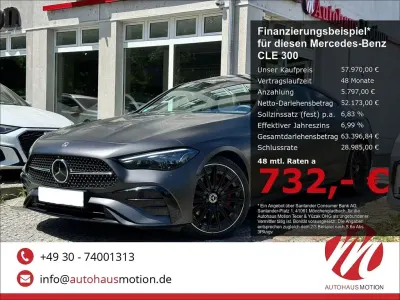 Gebraucht Mercedes CLE300 AMG Line Premium Plus 258 PS (189 kW) 2024 Grafitgrau  metalliclack Coupé