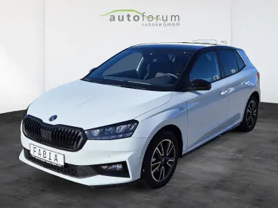 Neu Skoda Fabia Monte Carlo 116 PS (85 kW) 2026 Moonweiss metallic Kleinwagen
