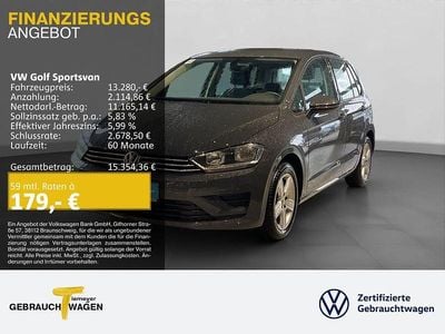 Gebraucht VW Golf Sportsvan Comfortline 110 PS (80 kW) 2017 Grau Van / Kleinbus
