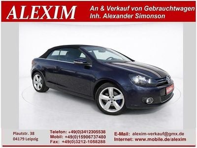 Gebraucht VW Golf Cabriolet 105 PS (77 kW) 2012 Blau Cabrio