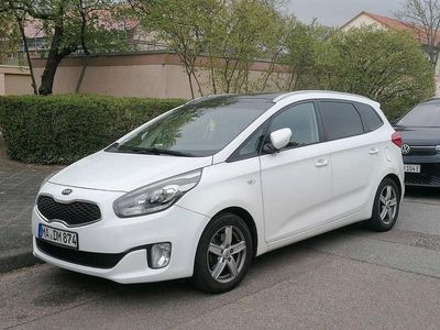 Gebraucht Kia Carens Edition 7 136 PS (100 kW) 2014 Weiß Van / Kleinbus