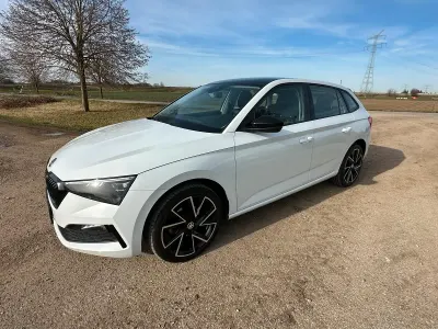 Gebraucht Skoda Scala 116 PS (85 kW) 2019 Weiß Kleinwagen