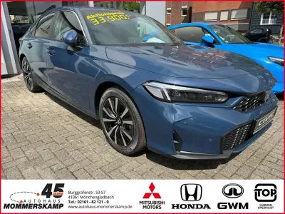 Neu Honda Civic Elegance 184 PS (135 kW) 2026 Blau Limousine