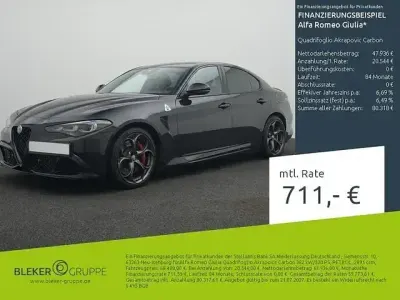 Gebraucht Alfa Romeo Giulia Quadrifoglio 520 PS (382 kW) 2023 Schwarz Limousine