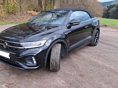 Second-hand VW T-Roc Cabriolet R-line 150 CP (110 kW) 2022 Negru Cabrio