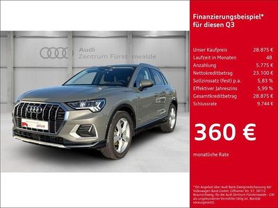 Gebraucht Audi Q3 Advanced 150 PS (110 kW) 2021 Grau SUV