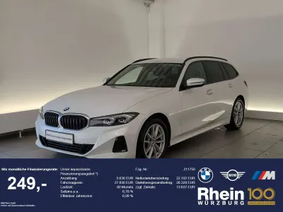 Gebraucht BMW 320 Sport Line 184 PS (135 kW) 2023 Mineralweiss metallic Kombi